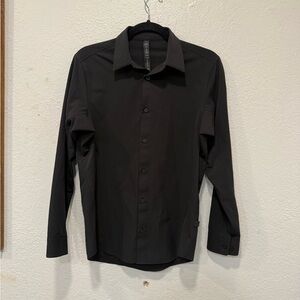 Lululemon Men’s XS Black Long Sleeve Stretch Button Down Shirt